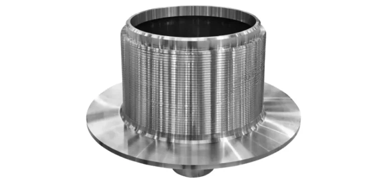 Precision deep-hole drilling process on industrial metal component