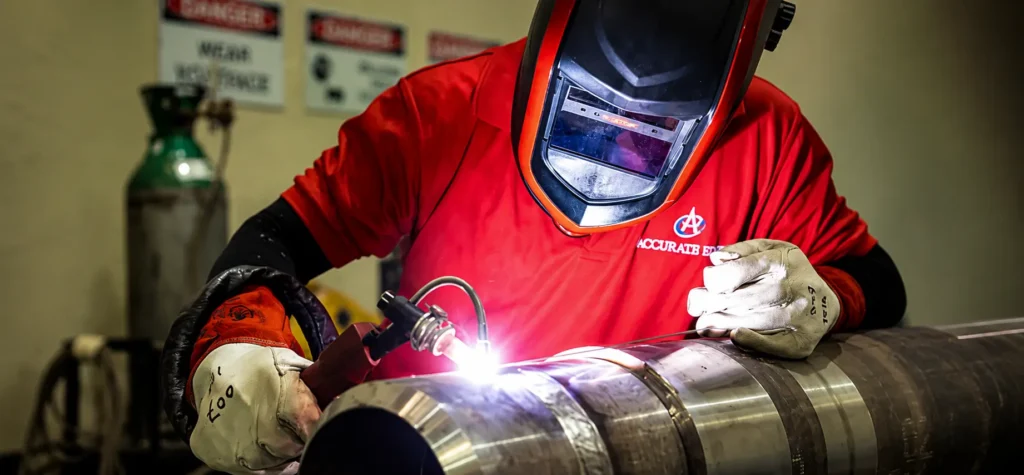 advanced welding and engineered repair solutions at Accurate Edge
