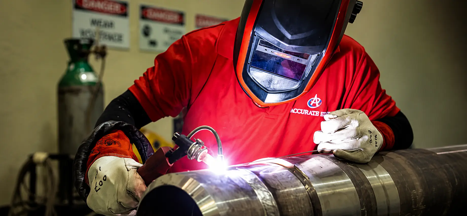 advanced welding and engineered repair solutions at Accurate Edge