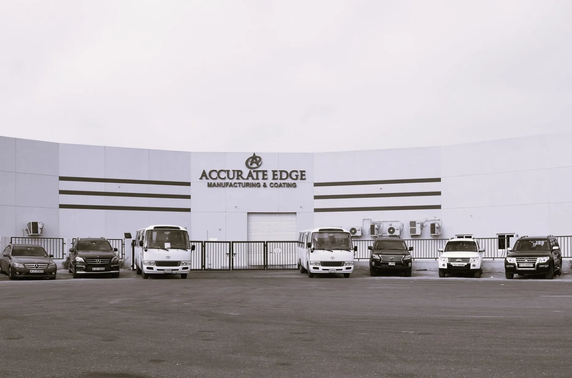 Old office picture of Accurate Edge Manufacturing & Coating LLC