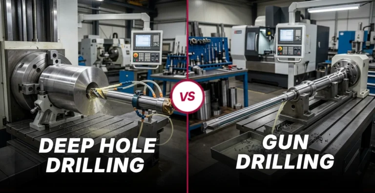 Deep Hole Drilling vs Gun Drilling