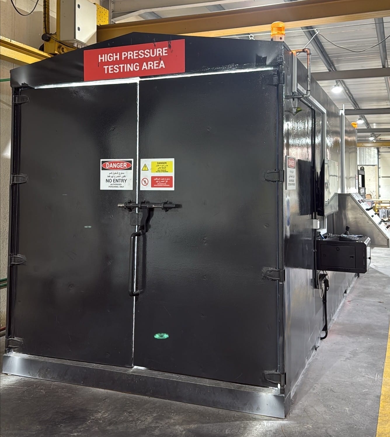Hydrostatic and Gas Pressure Testing System 1