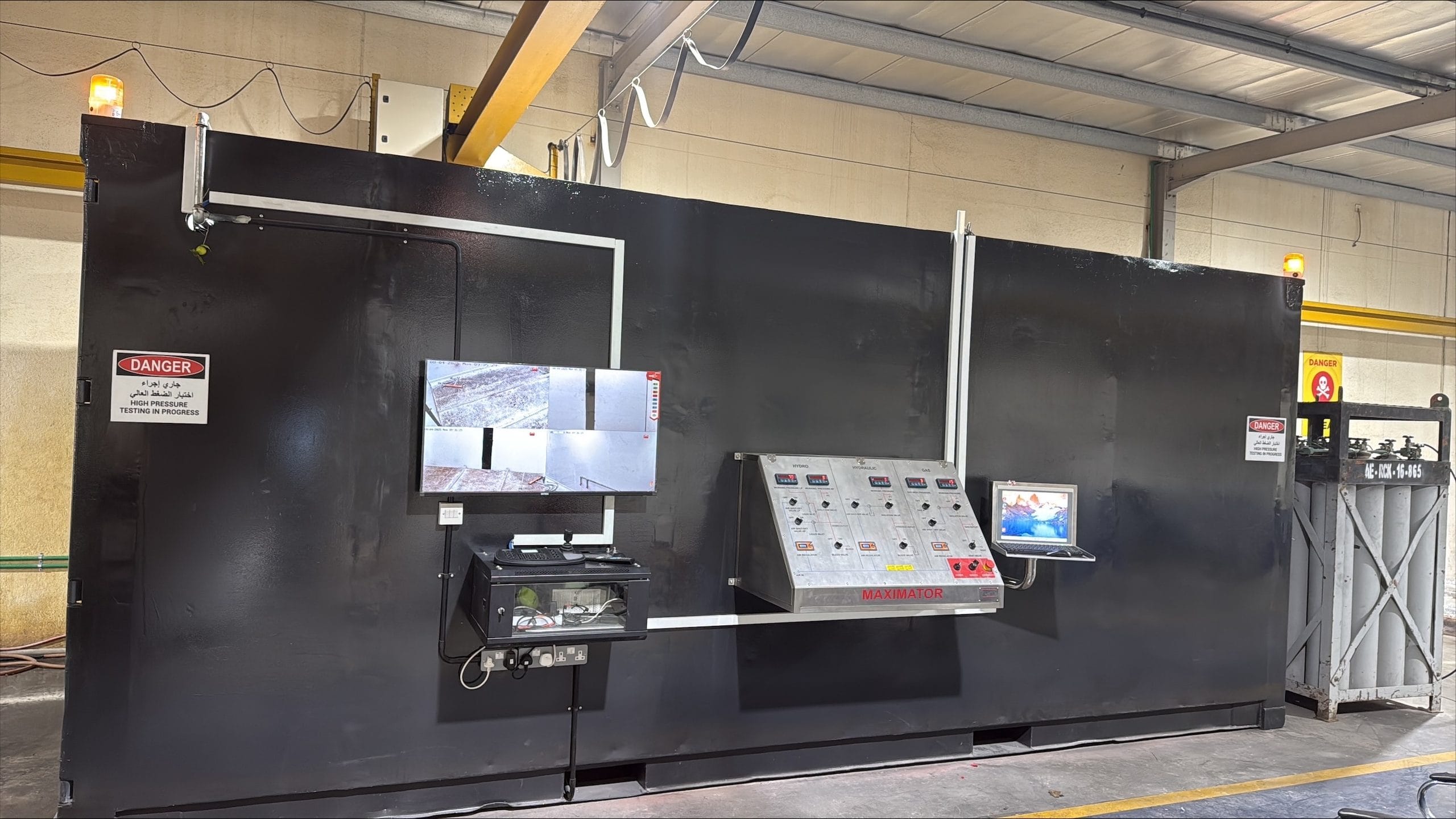 Hydrostatic & Gas Pressure Testing System